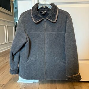 FUDA Charcoal Sherpa Jacket